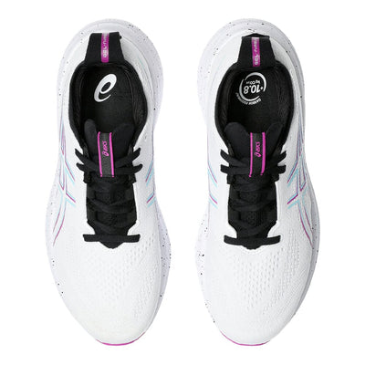Asics Women's Gel-Nimbus 26 Women's Shoes - BlackToe Running#colour_white-soothing-sea