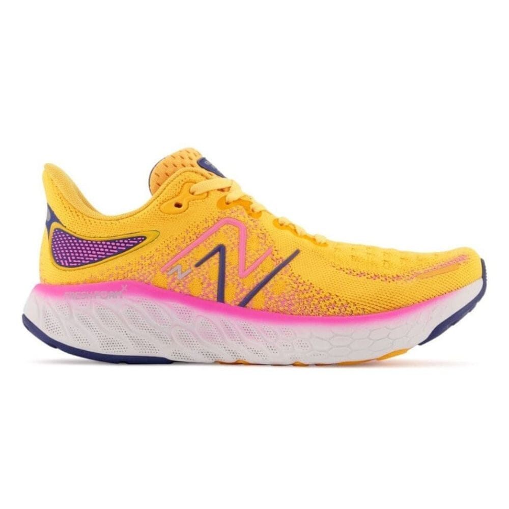 New Balance Women's Fresh Foam 1080v12 Women's Shoes - BlackToe Running#colour_vibrant-apricot