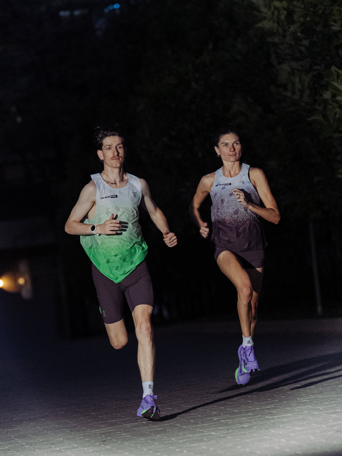 Runners testing the On Cloudboom Strike 2 during marathon training
