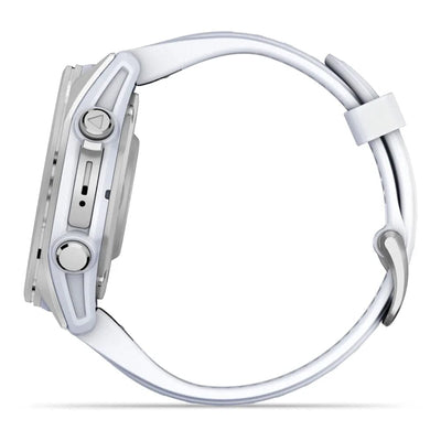 Garmin Fenix 8 - BlackToe Running#colour_glass-silver-stainless-steel-with-whitestone-silicone-band
