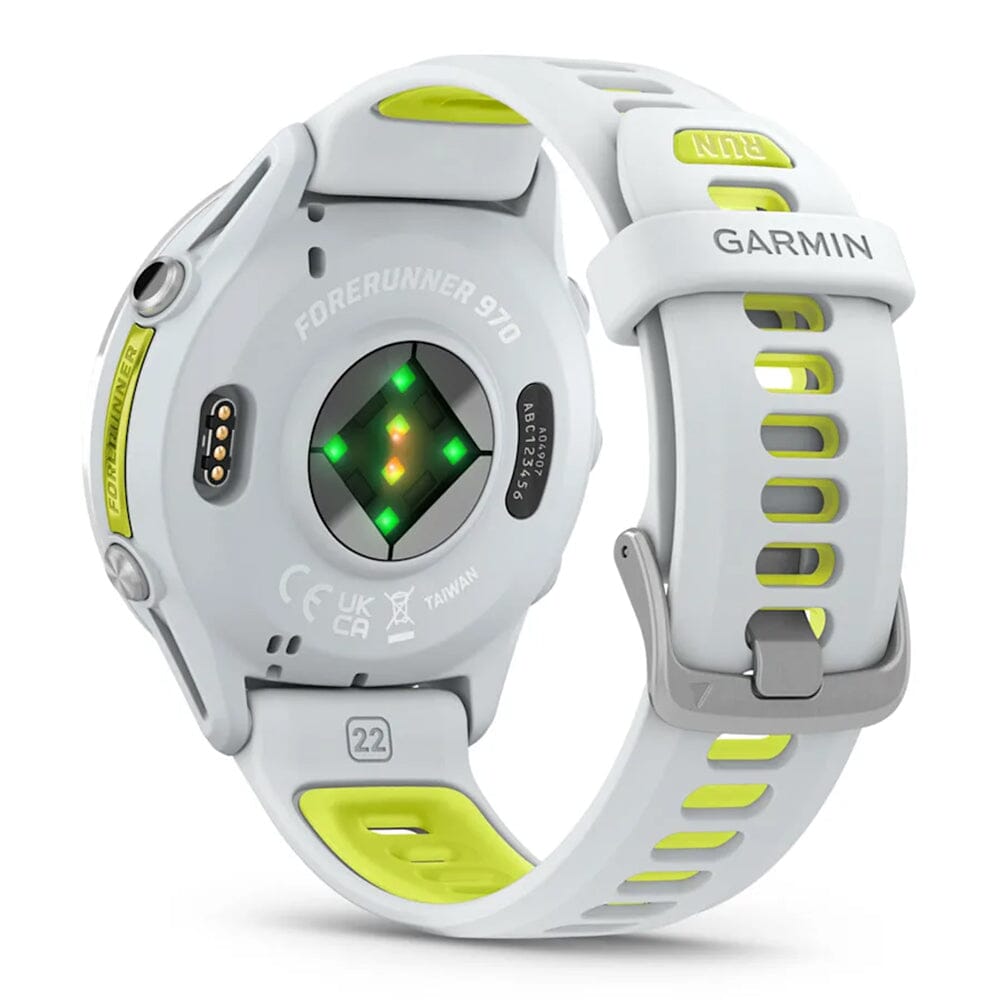Garmin Forerunner 970 - BlackToe Running#colour_titanium-whitestone-case-amp-yellow-band