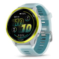 Garmin Forerunner 570 - BlackToe Running#colour_amp-yellow-aluminum-case-turquoise-band