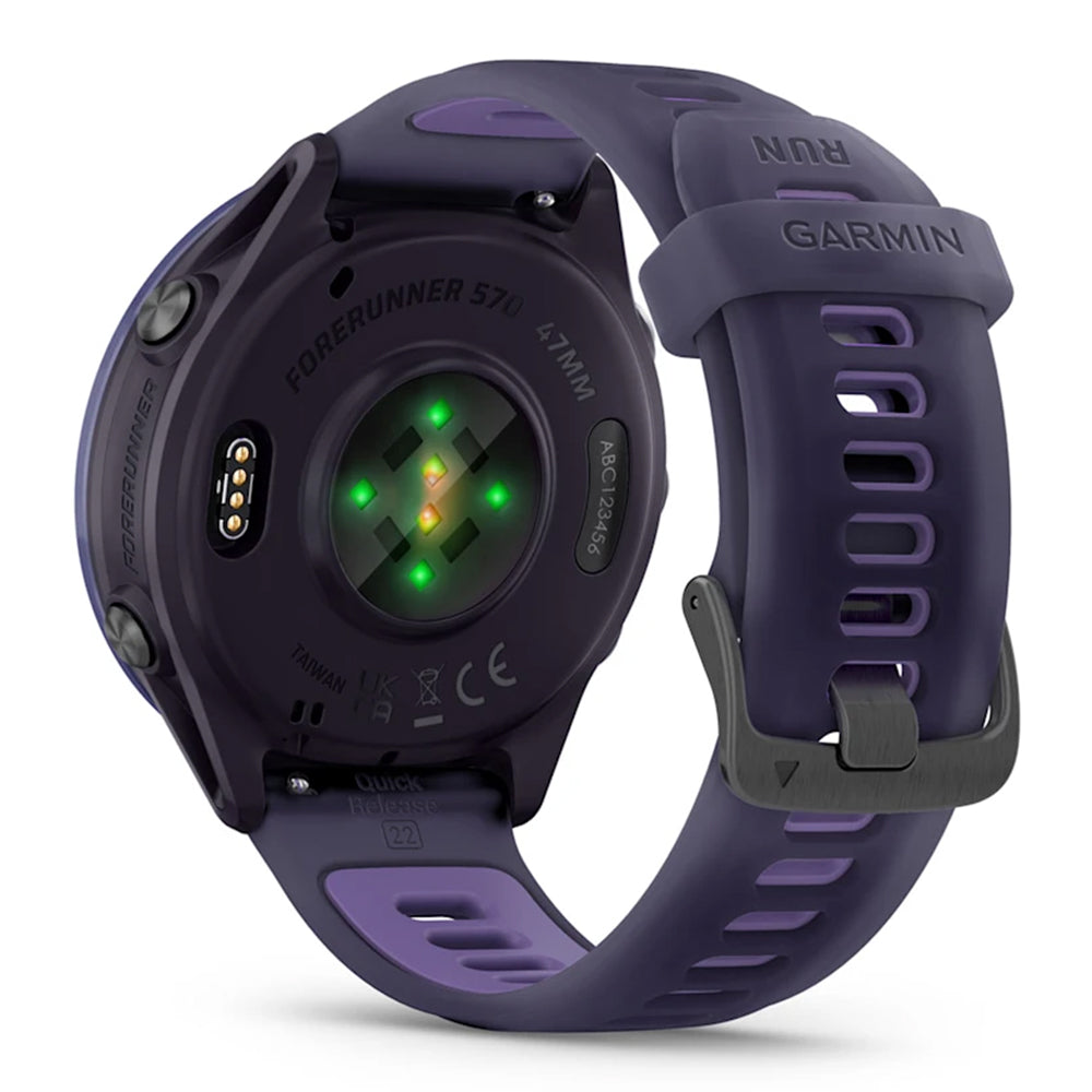 Garmin Forerunner 570 - BlackToe Running#colour_indigo-aluminum-case-imperial-purple-indigo-band