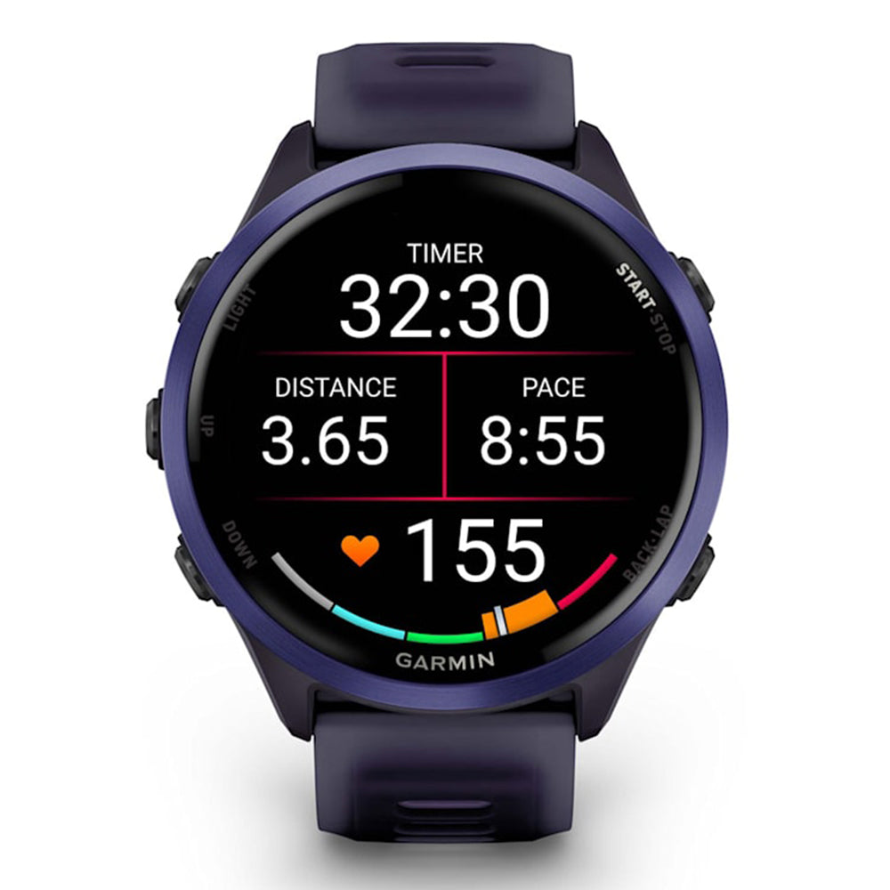 Garmin Forerunner 570 - BlackToe Running#colour_indigo-aluminum-case-imperial-purple-indigo-band