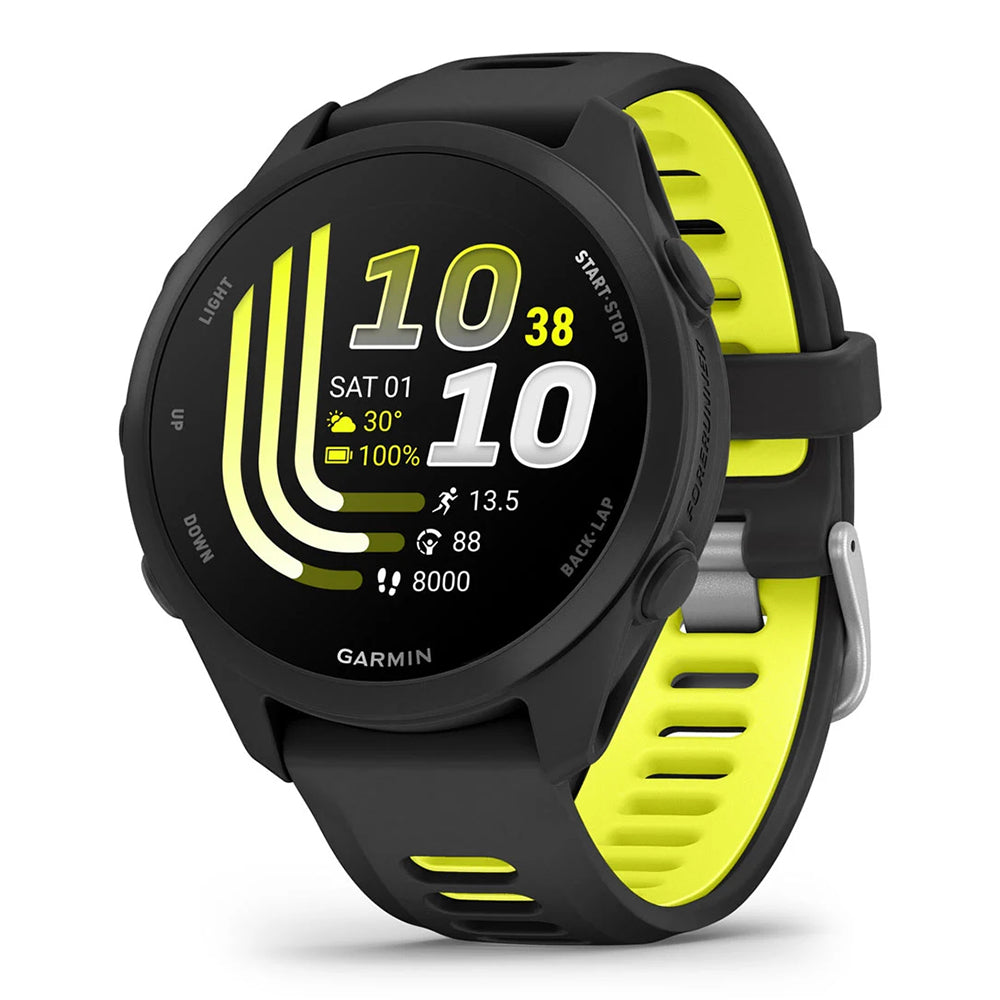 Garmin Forerunner 170 Music - BlackToe Running#colour_black-with-black-yellow-band
