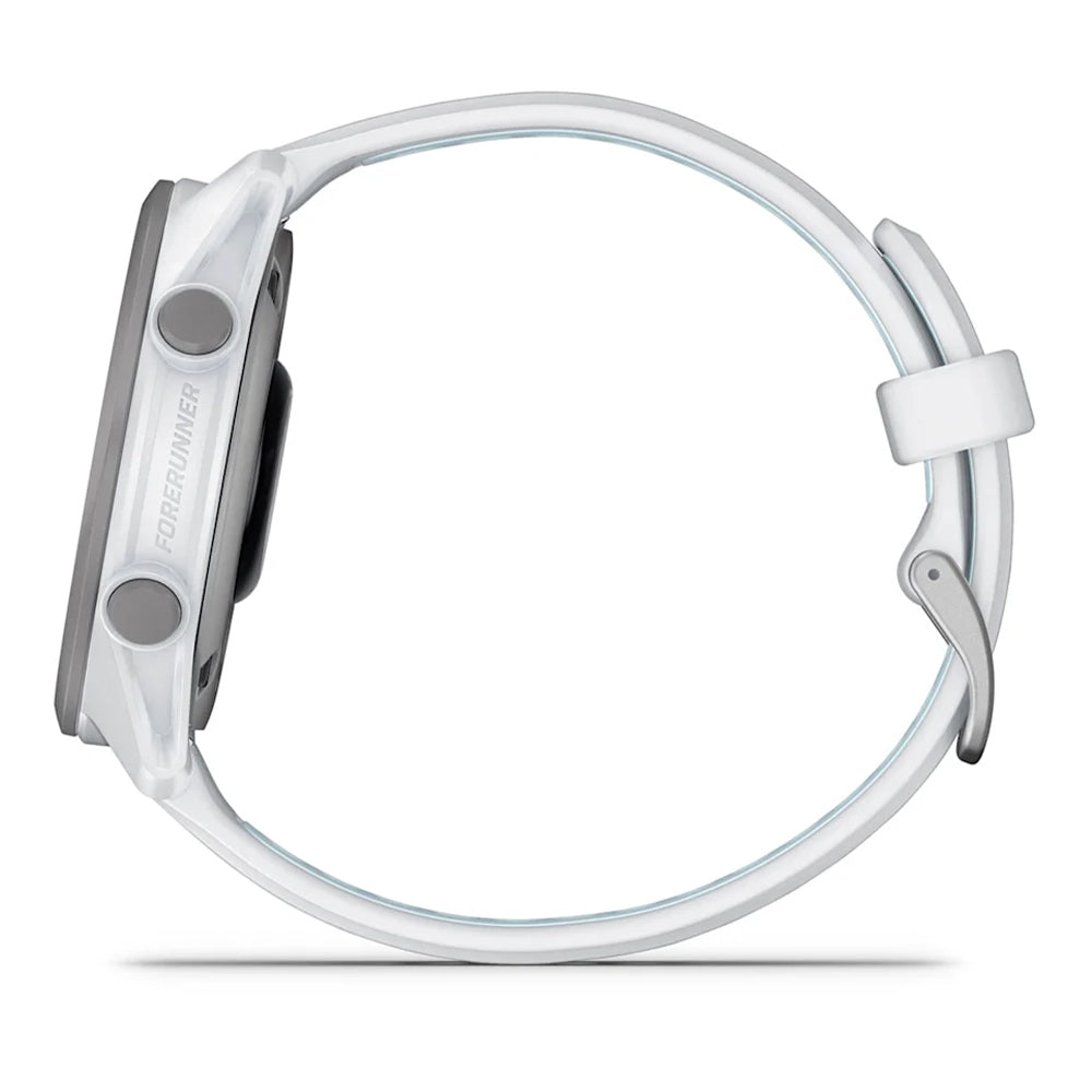 Garmin Forerunner 170 Music - BlackToe Running#colour_whitestone-with-whitestone-cloud-blue-band