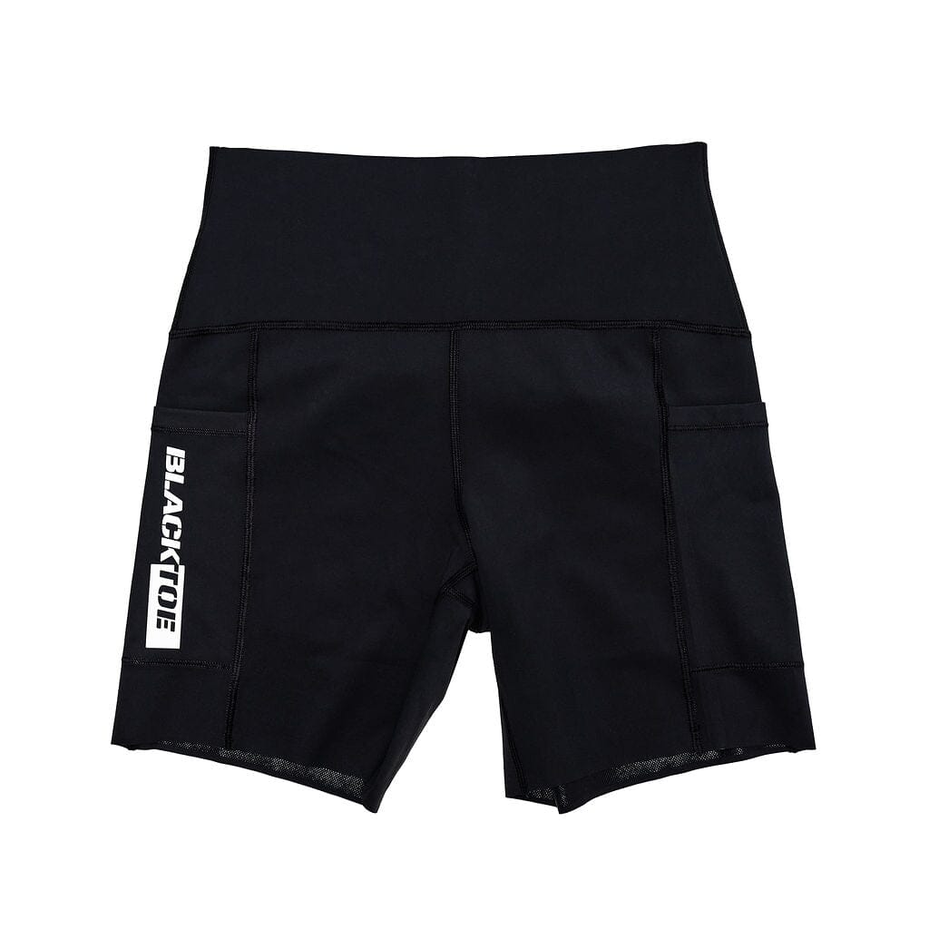New Balance Women's Sleek Pocket High Rise Short 6" - Women's Shorts - BlackToe Running