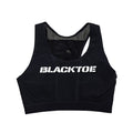 BlackToe Women's NB Sleek Pocket Medium Support Bra - BlackToe running#colour_black