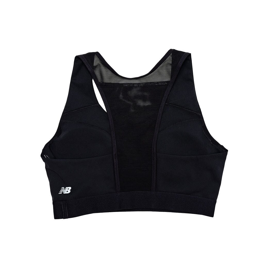 BlackToe Women's NB Sleek Pocket Medium Support Bra - BlackToe running#colour_black