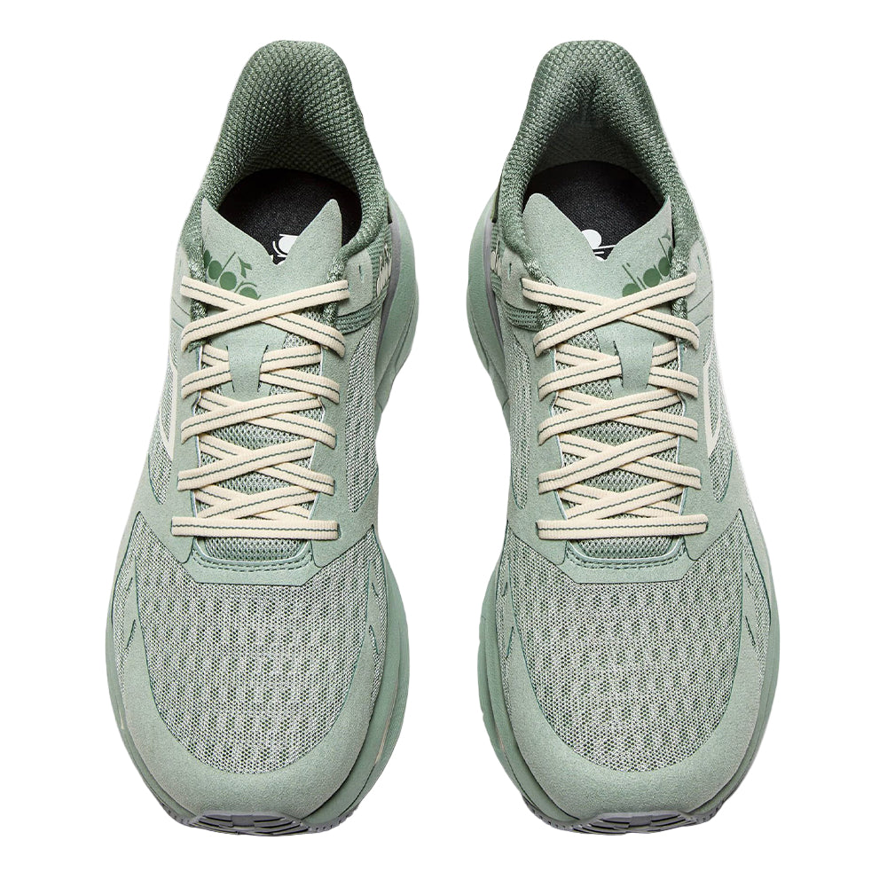 Diadora Men's Cellula - BlackToe Running#colour_frosty-green-whisper-white
