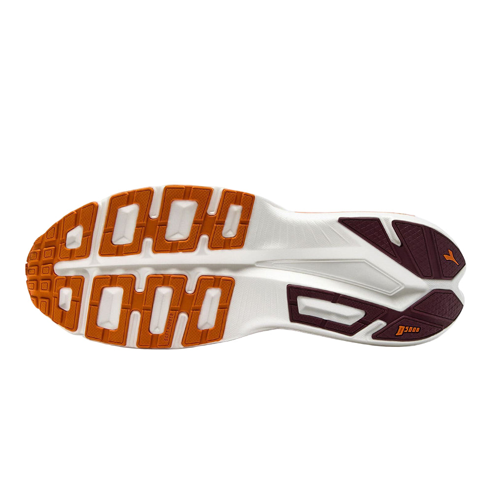 Diadora Men's Frequenza 2 - BlackToe Running#colour_white-maroon-banner