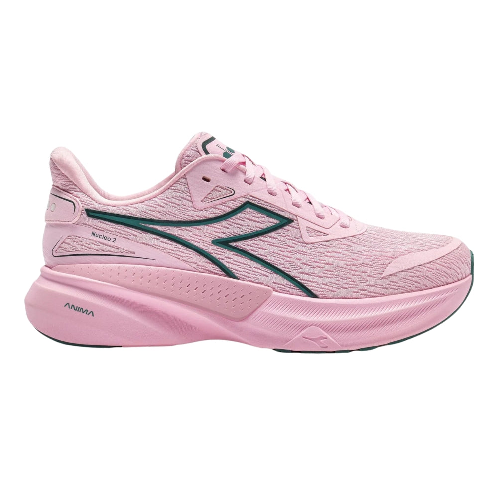 Diadora Women's Nucleo 2 - BlackToe Running#colour_sweet-dreams-june-bug