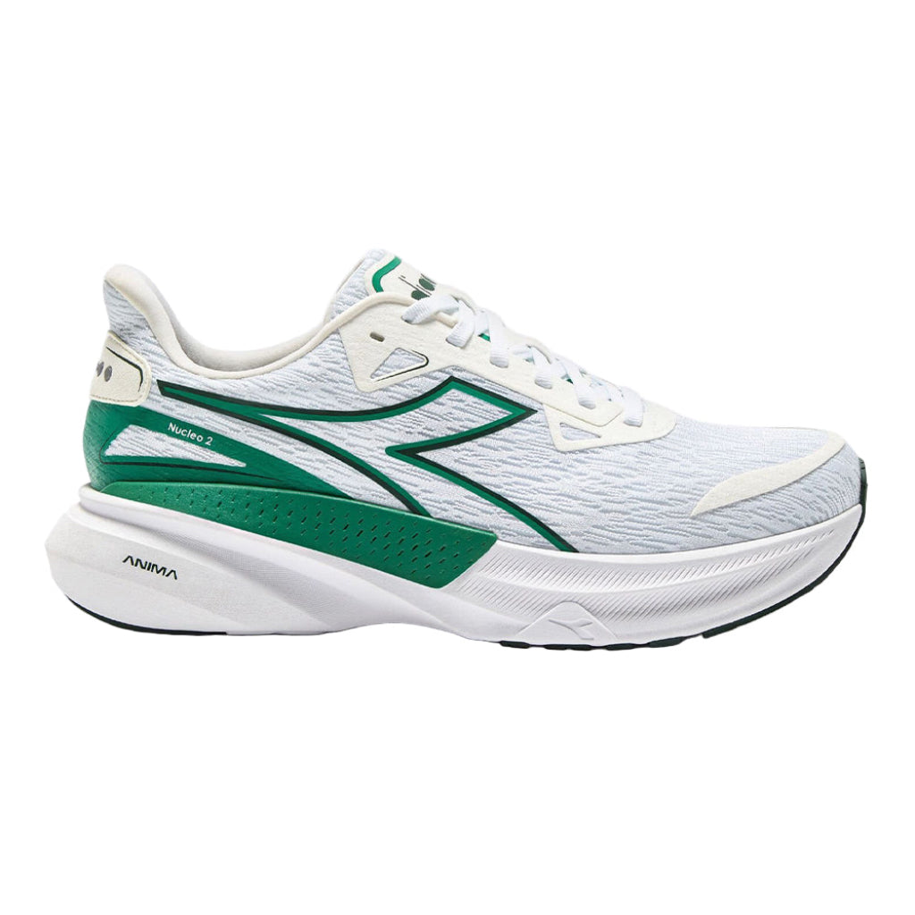 Diadora Men's Nucleo 2 - BlackToe Running#colour_white-bosphorus