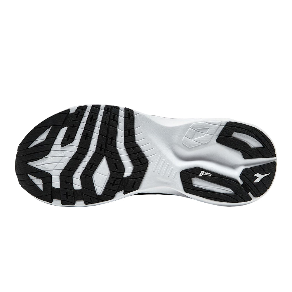 Diadora Men's Nucleo 2 - BlackToe Running#colour_silver-steel-grey-black