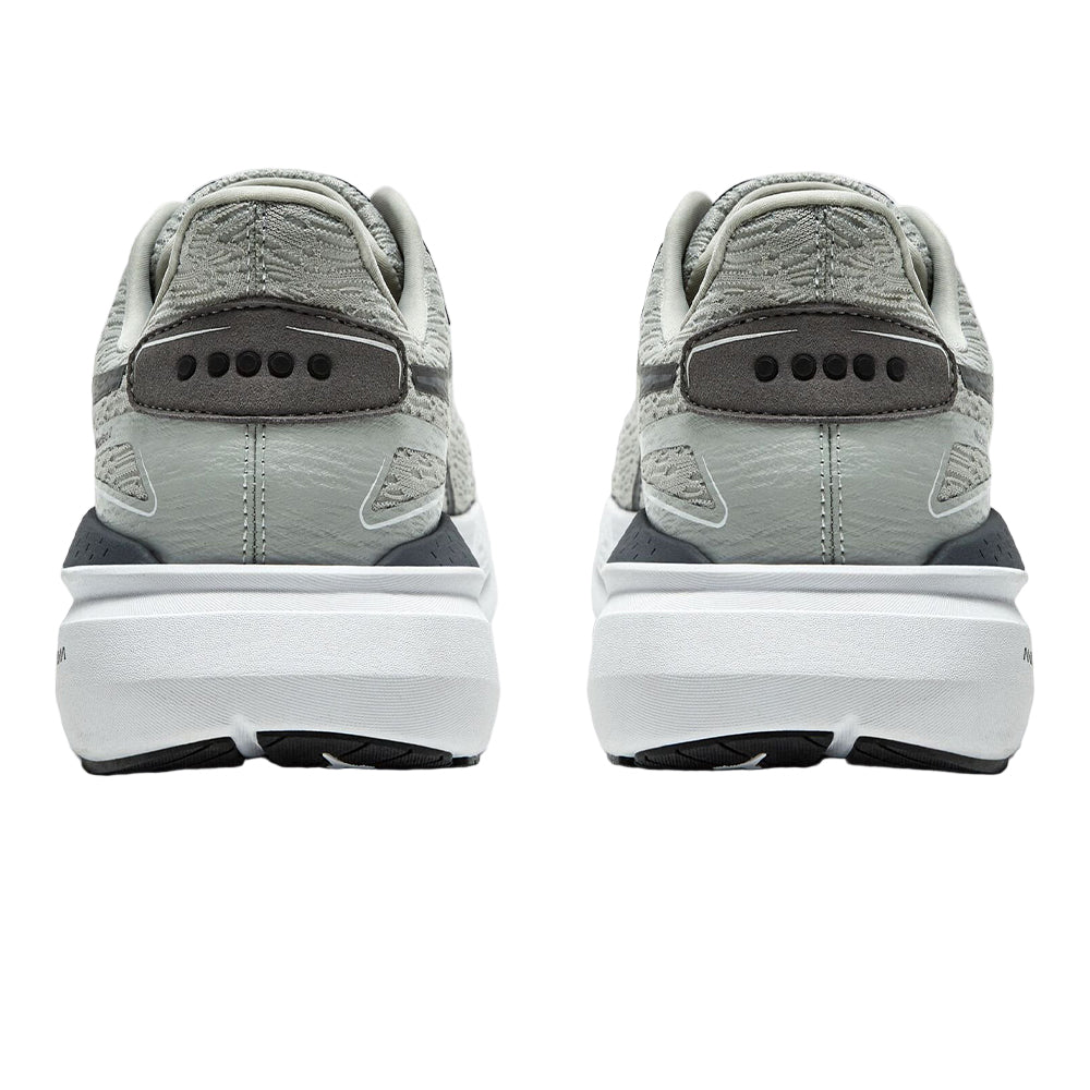 Diadora Men's Nucleo 2 - BlackToe Running#colour_silver-steel-grey-black
