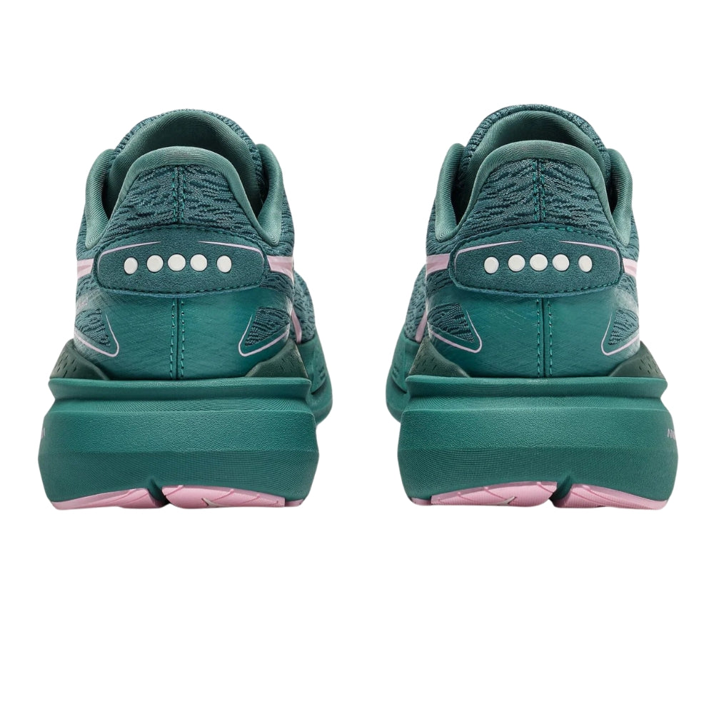 Diadora Women's Nucleo 2 - BlackToe Running#colour_deep-jungle-sweet-dreams