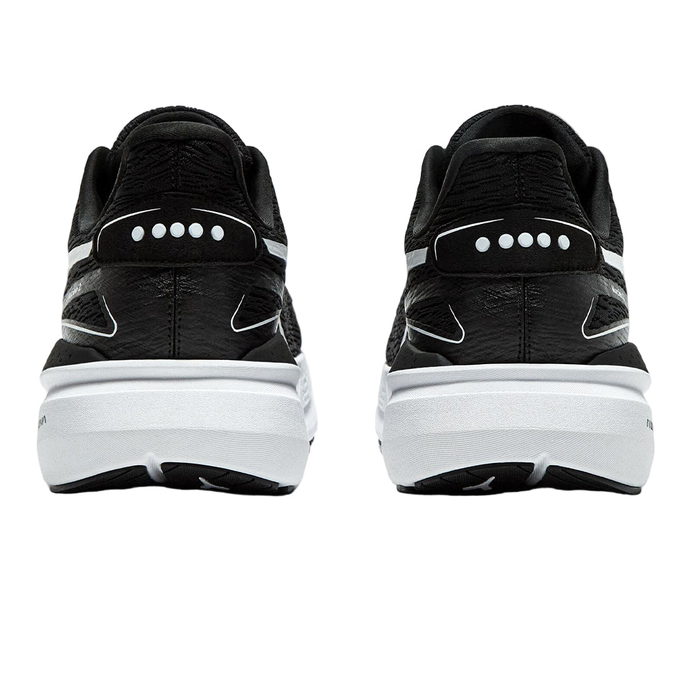 Diadora Women's Nucleo 2 - BlackToe Running#colour_black-white