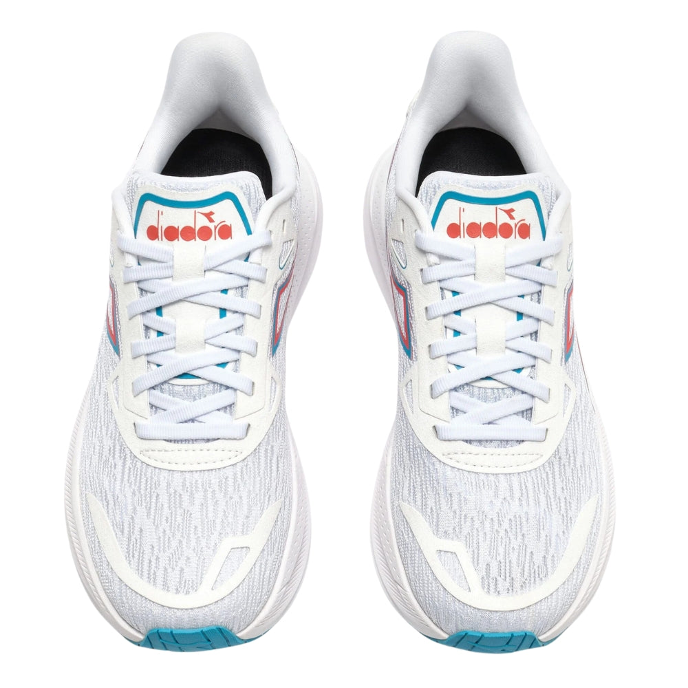 Diadora Women's Nucleo 2 - BlackToe Running#colour_white-horizon-blue