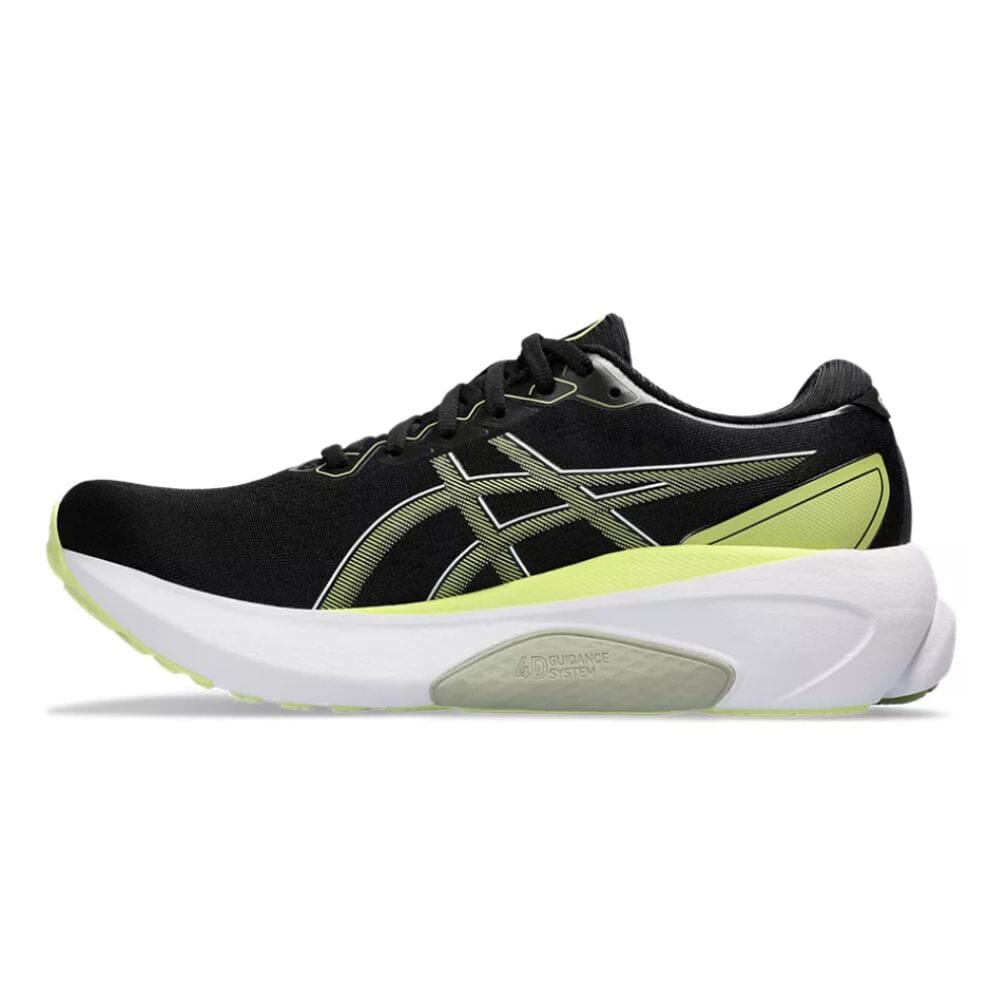 Asics Men's Gel-Kayano 30 Men's Shoes - BlackToe Running#colour_black-glow-yellow