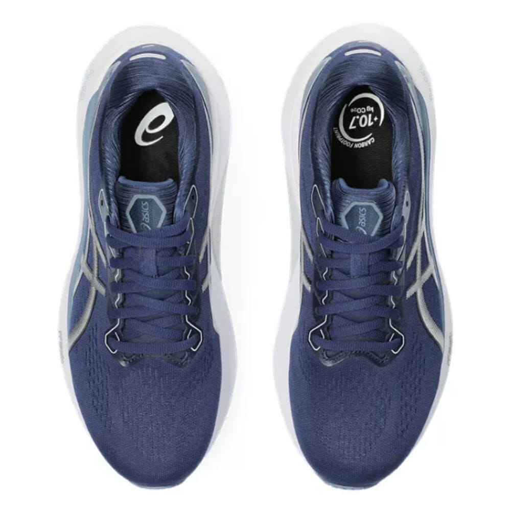 Asics Men's Gel-Kayano 30 Men's Shoes - BlackToe Running#colour_deep-ocean-white