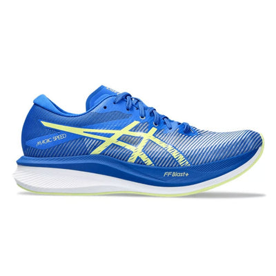 Asics Men's Magic Speed 3 Men's Shoes - BlackToe Running#colour_illusion-blue-glow-yellow