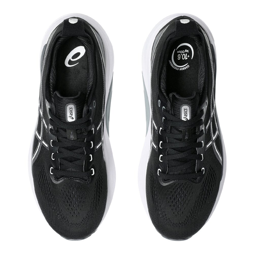 Asics Men's Gel-Kayano 31 - BlackToe Running#colour_black-white