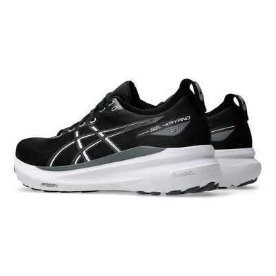 Asics Men's Gel-Kayano 31 - BlackToe Running#colour_black-white