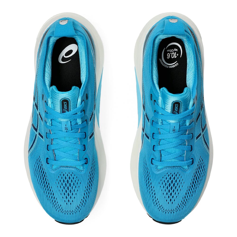 Asics Men's Gel-Kayano 31 - BlackToe Running#colour_digital-aqua-bright-cyan