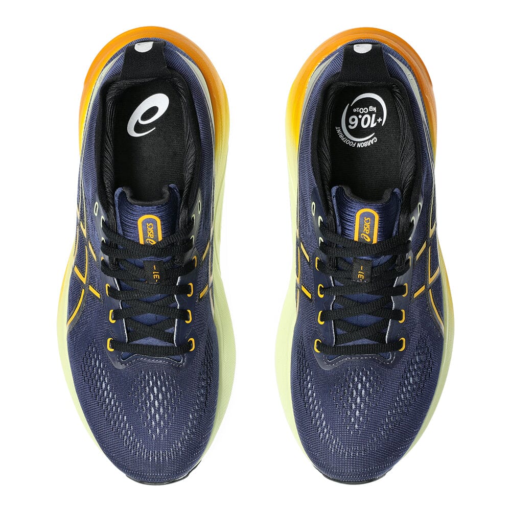 Asics Men's Gel-Kayano 31 - BlackToe Running#colour_indigo-blue-gunmetal