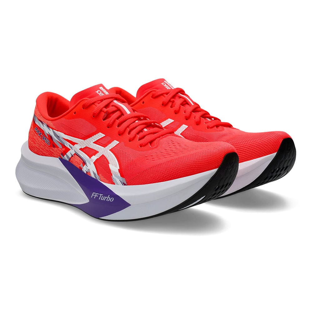 Asics Men's Magic Speed 4 - BlackToe Running#colour_flash-red-white