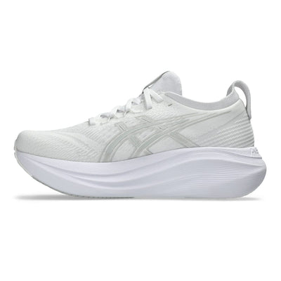 Asics Men's Gel-Nimbus 27 - BlackToe Running#colour_white-glacier-grey