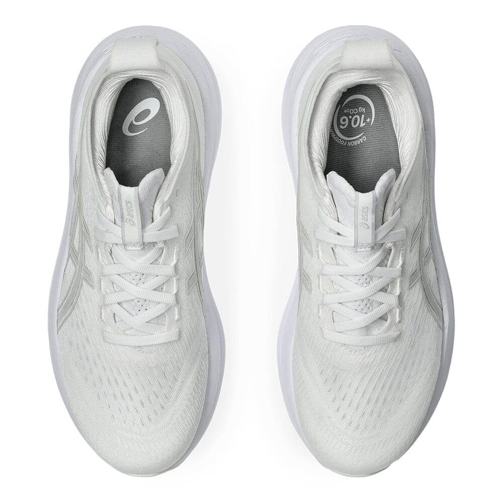 Asics Men's Gel-Nimbus 27 - BlackToe Running#colour_white-glacier-grey