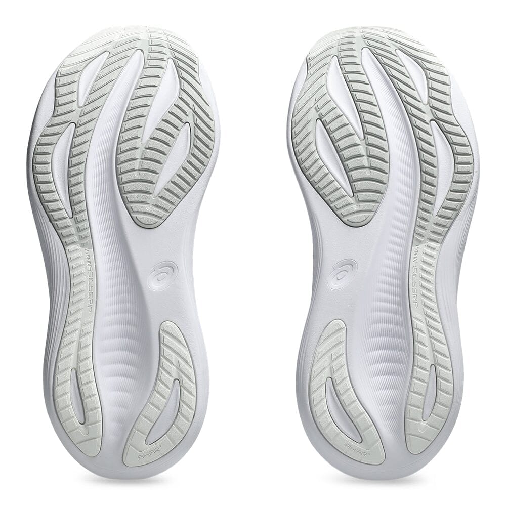 Asics Men's Gel-Nimbus 27 - BlackToe Running#colour_white-glacier-grey