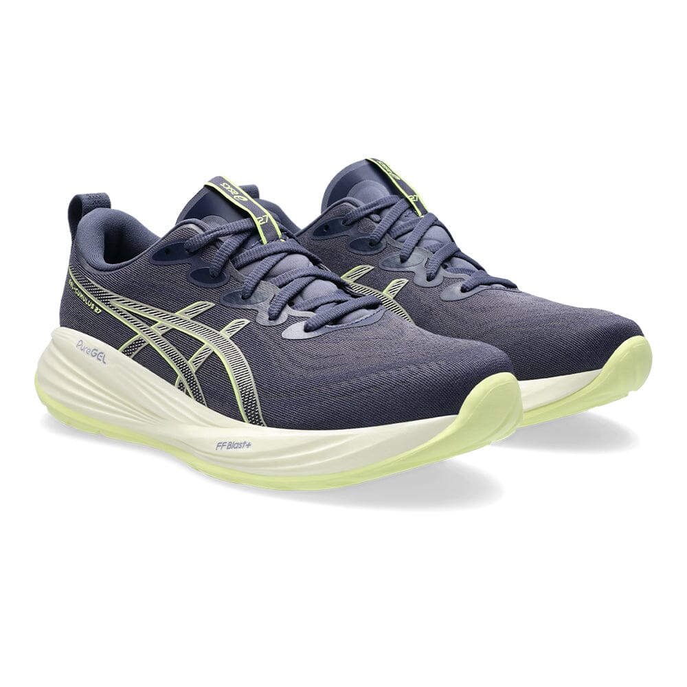 Asics Men's Gel-Cumulus 27 - BlackToe Running#colour_indigo-fog-lucid-yellow