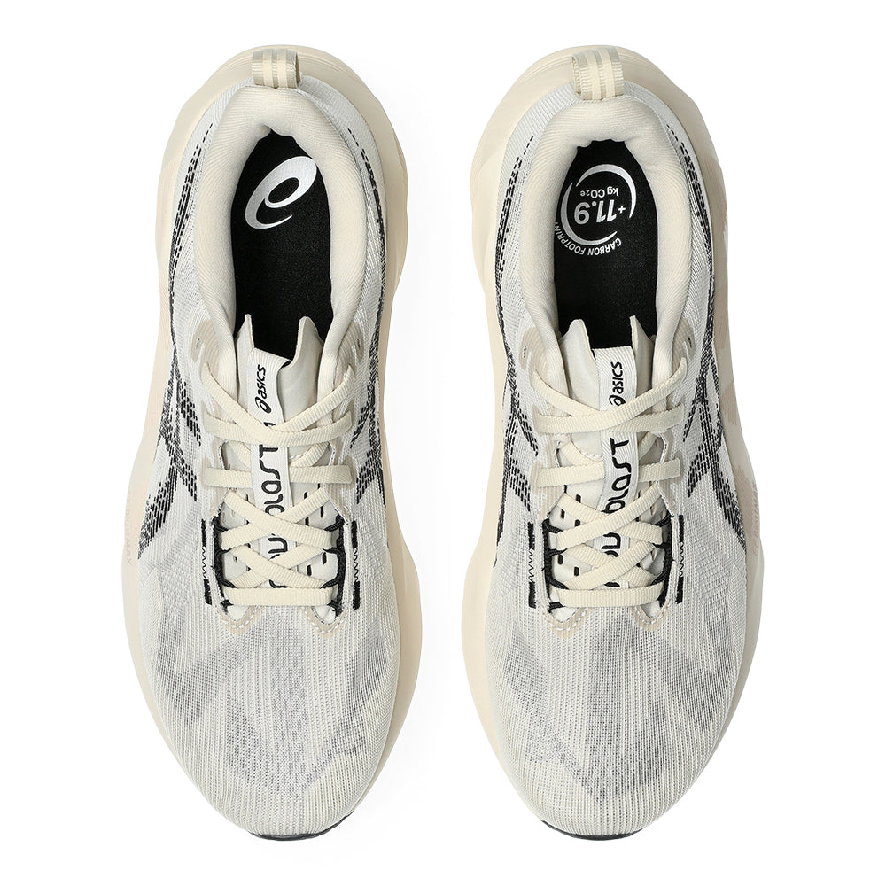 Asics Men's Novablast 5 - BlackToe Running#colour_oatmeal-black