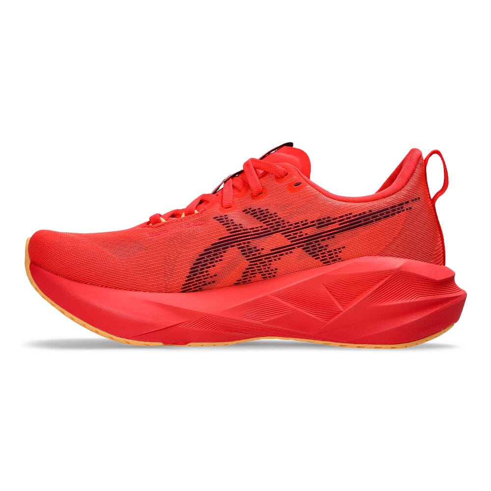 Asics Men's Novablast 5 - BlackToe Running#colour_flash-red-edo-purple