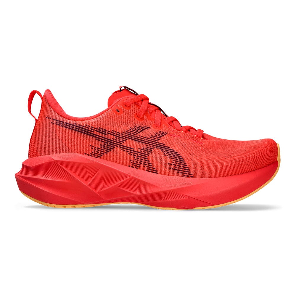 Asics Men's Novablast 5 - BlackToe Running#colour_flash-red-edo-purple