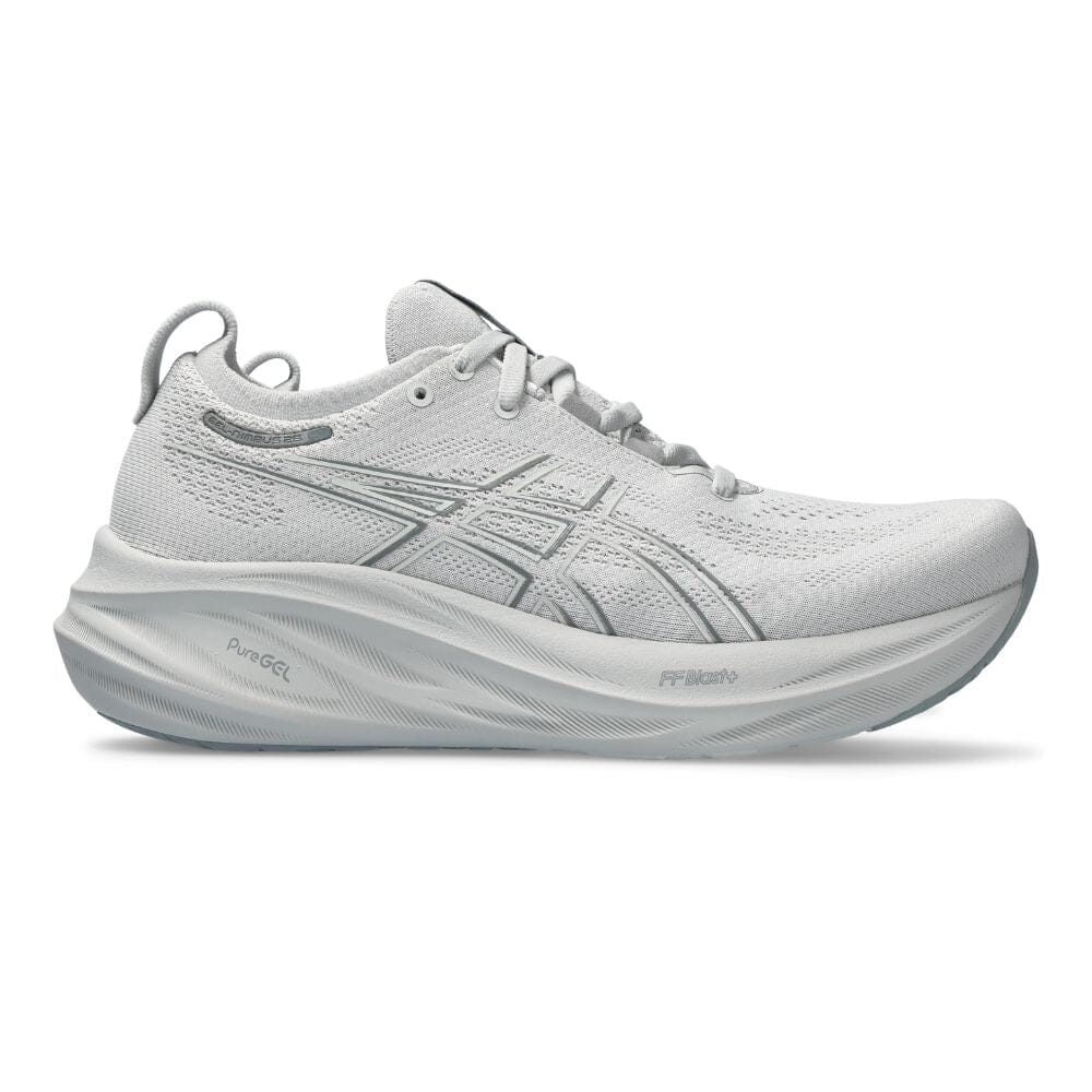Asics Men's Gel-Nimbus 26 - Concrete & Pure Silver Men's Shoes - BlackToe Running - 8.5 Regular