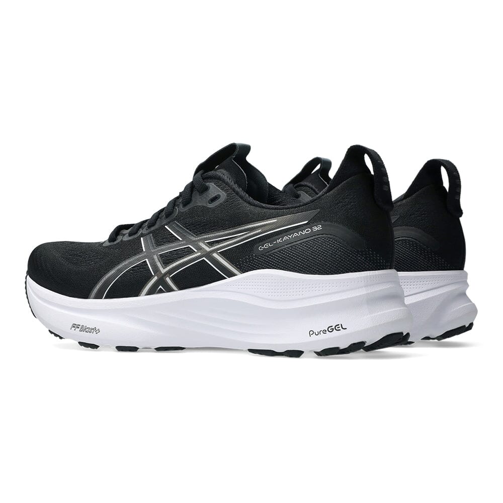 Asics Men's Gel-Kayano 32 - BlackToe Running#colour_black-white
