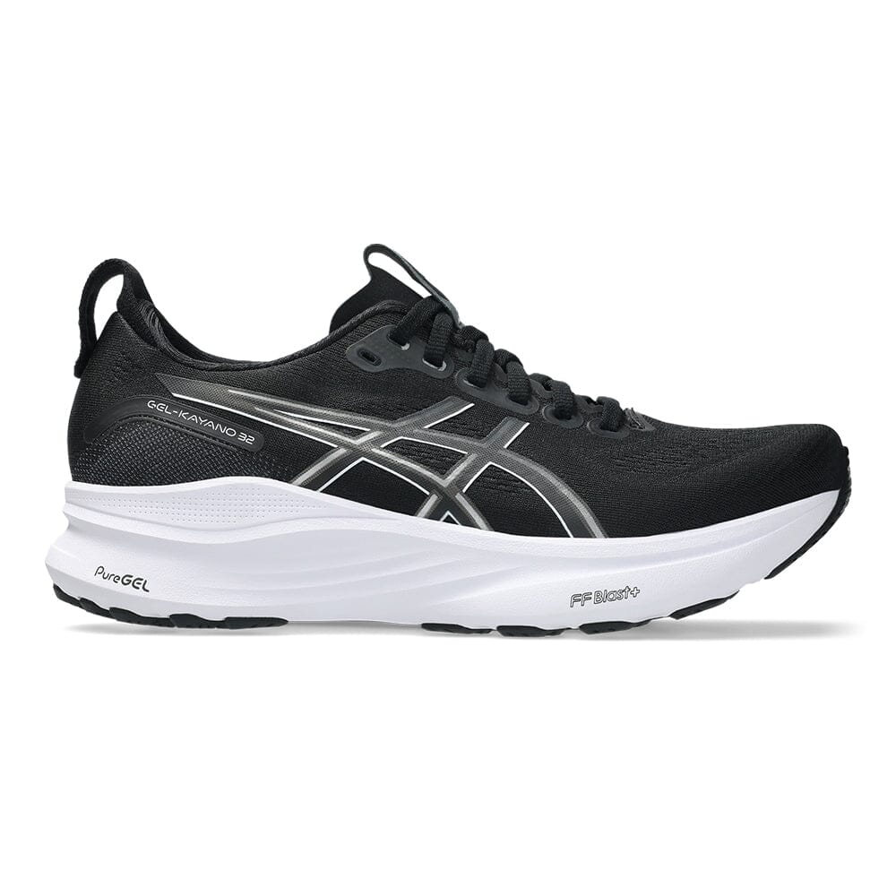 Asics Men's Gel-Kayano 32 - BlackToe Running#colour_black-white