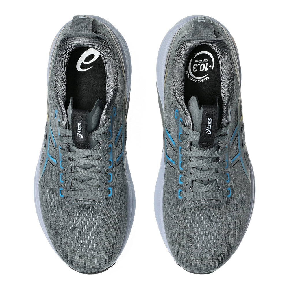 Asics Men's Gel-Kayano 32 - BlackToe Running#colour_steel-grey-aegean-blue