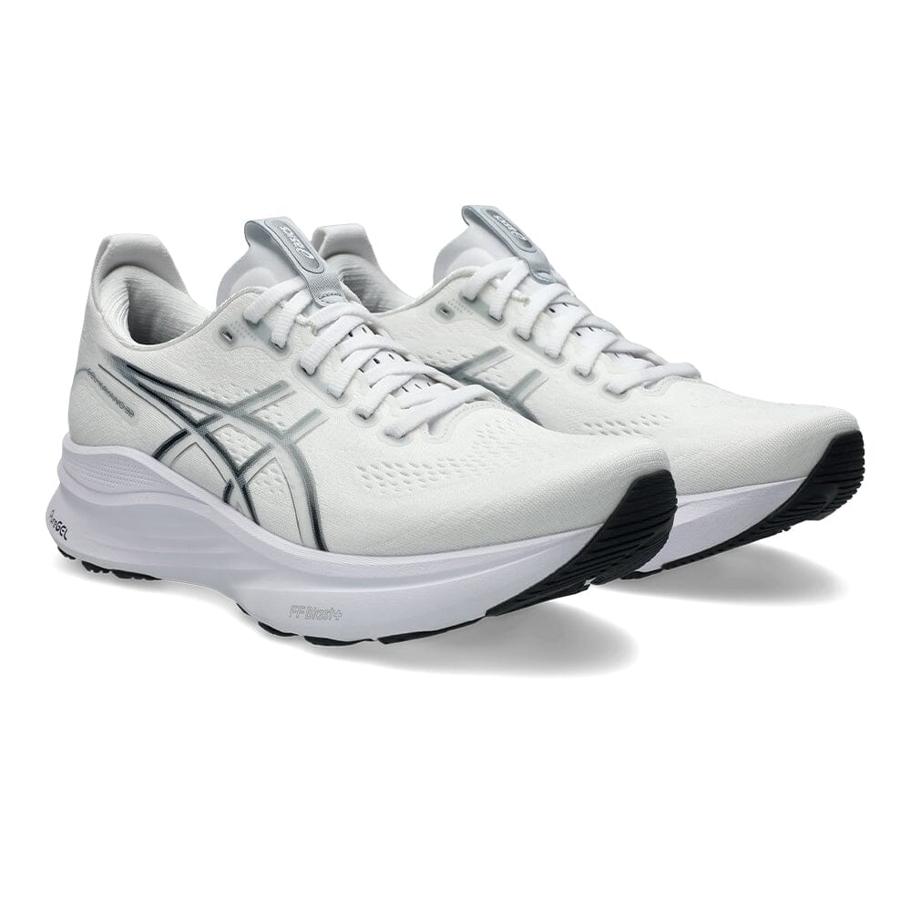 Asics Men's Gel-Kayano 32 - BlackToe Running#colour_white-pure-silver