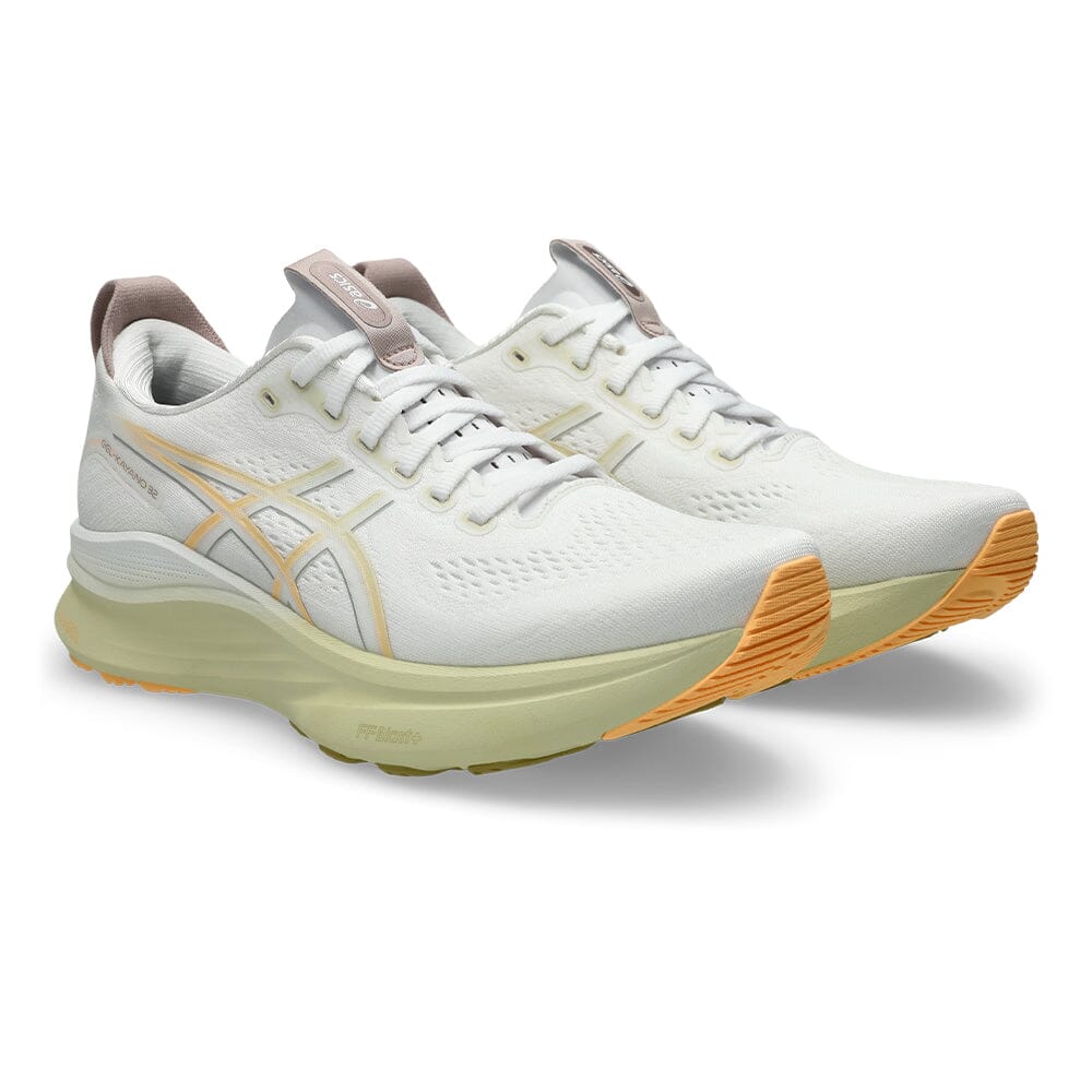 Asics Men's Gel-Kayano 32 - BlackToe Running#colour_white-orange-glow
