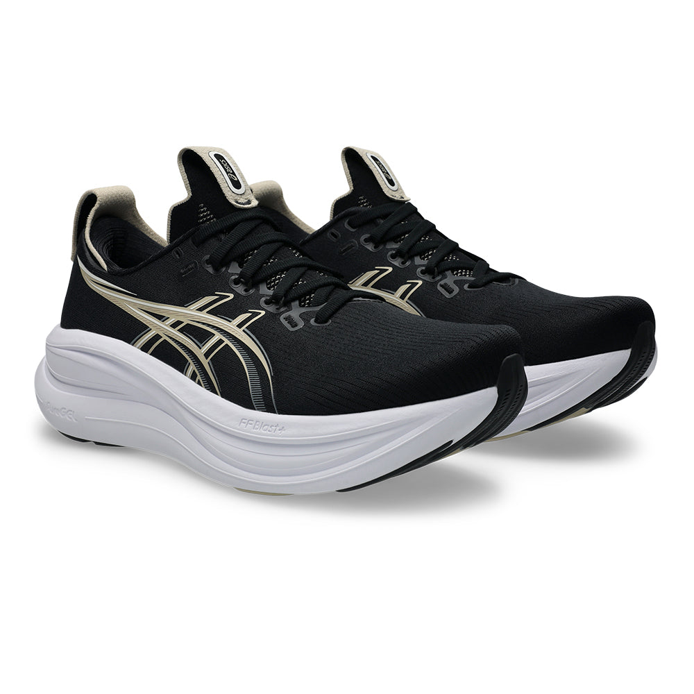 Asics Men's Gel-Nimbus 28 - BlackToe Running#colour_black-feather-grey