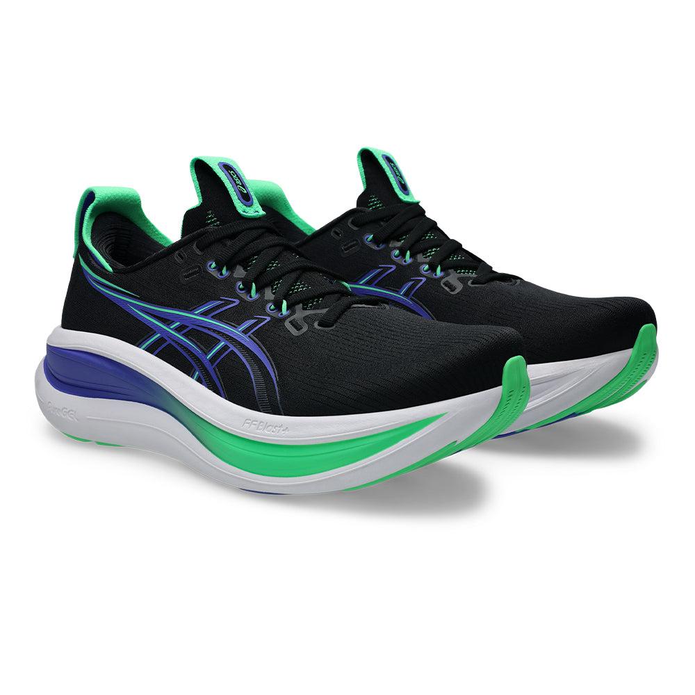 Asics Men's Gel-Nimbus 28 - BlackToe Running#colour_black-cobalt-burst