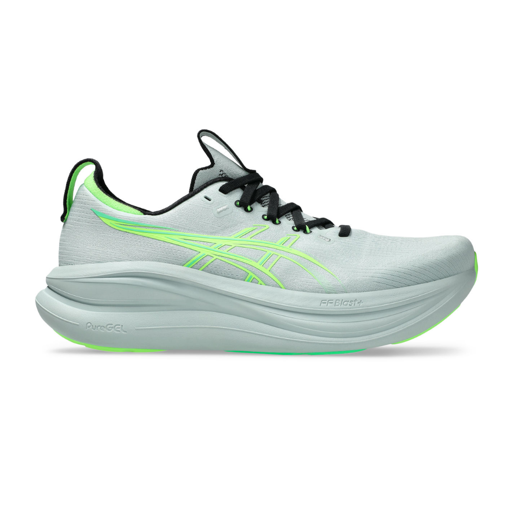 Asics Men's Gel-Nimbus 28 - BlackToe Running#colour_cold-moss-iIlluminate-green