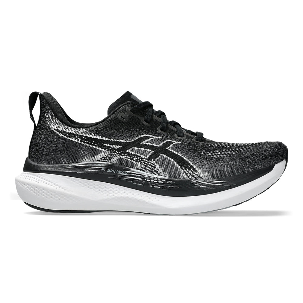 Asics Men's Glideride Max 2 - BlackToe Running#colour_black-white
