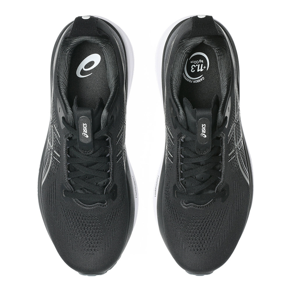 Asics Men's Gel-Kayano 33 - BlackToe Running#colour_black-white
