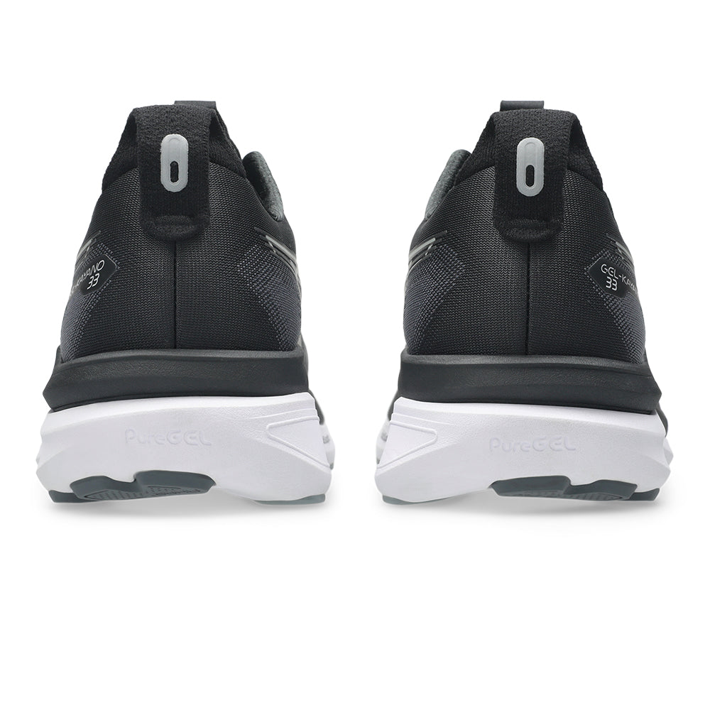 Asics Men's Gel-Kayano 33 - BlackToe Running#colour_black-white