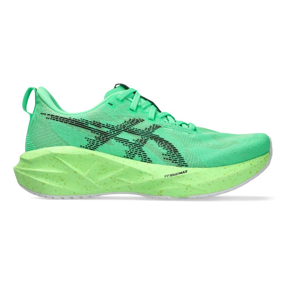 Asics Men's Novablast 5 - Ekiden - BlackToe Running#colour_vital-green-black
